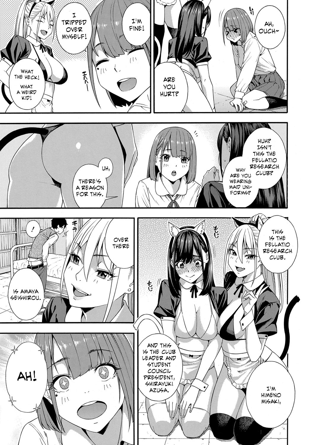 Hentai Manga Comic-Blowjob Research Club-Chapter 3-13